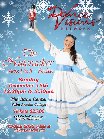 Dance Visions Presents: The Nutcracker Suites I and II, December 15th at 12:30pm