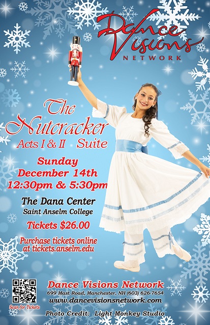 Dance Visions Presents: The Nutcracker Suite Acts I & II, December 14th, 2025 at 12:30pm