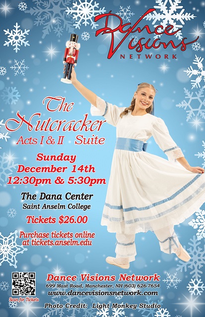 Dance Visions Presents: The Nutcracker Suite Acts I & II, December 14th, 2025 at 5:30pm