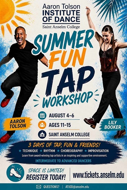 Aaron Tolson Institute of Dance Presents: Summer Fun Tap Workshop
