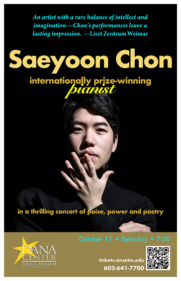 Saeyoon Chon- Internationally Prize-Winning Pianist