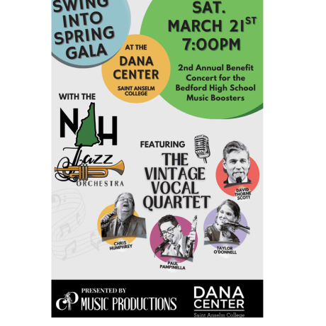 Swing Into Spring Gala featuring the NH Jazz Orchestra