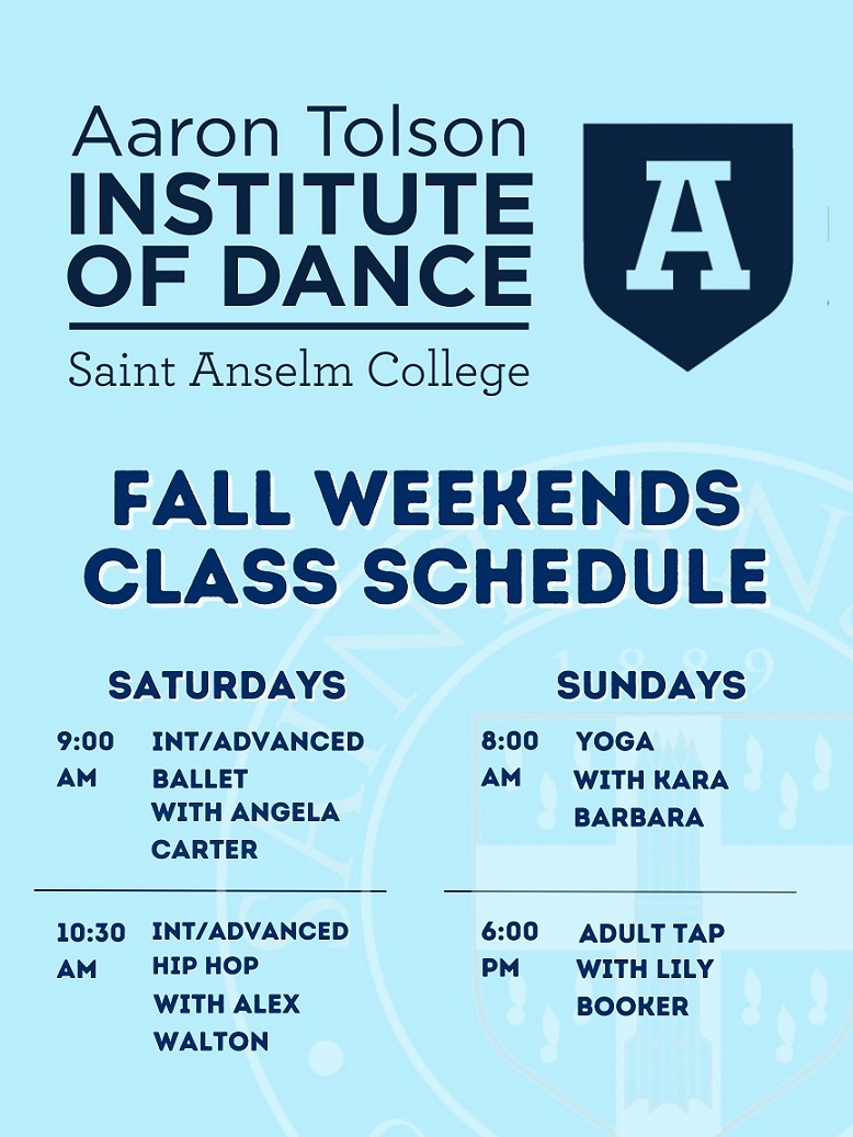 Aaron Tolson Dance Institute's Fall Weekend Classes