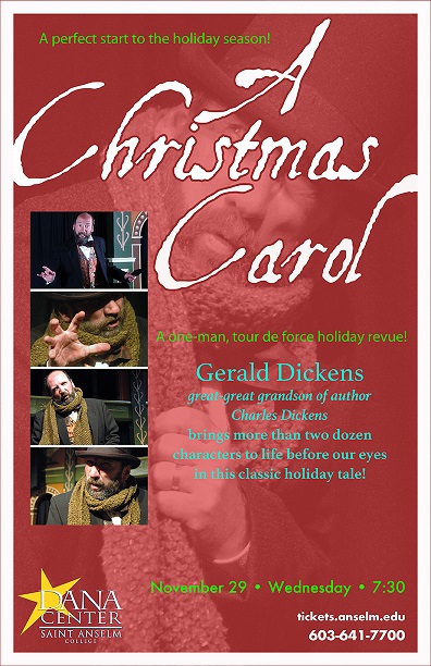 A Christmas Carol starring the great-great grandson of Charles Dickens, actor and author Gerald Dickens