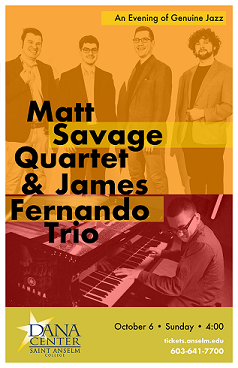 Matt Savage Quartet and James Fernando Trio